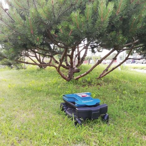 Faucheuse robotisée – Surface d'action 700m² – Guidage GPS – Largeur de coupe 32cm – Pente jusqu'à 35% – Moteur Brushless – Wiper