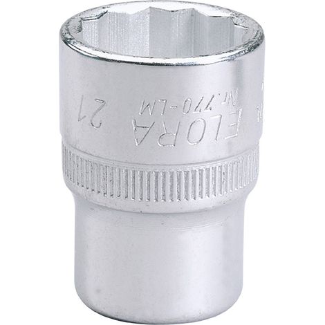 21mm 1/2-Inch Drive Bi-Hexagon Socket (24666) for Metric Fastening Tools (1/5)