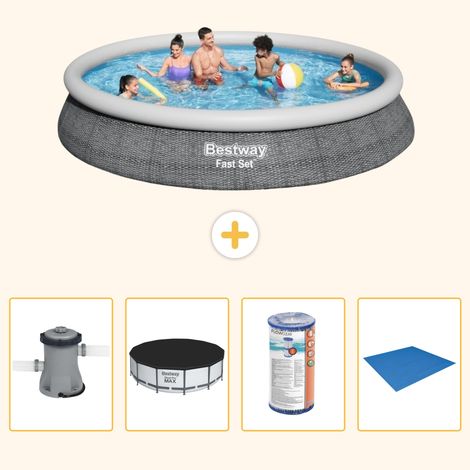 Bestway Bestway Fast Set Ronde - 457x84 cm - 5-pièces S341 (1/5)