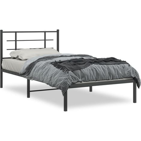 Maison Exclusive - Estructura cama sin colchón con cabecero metal (1/5)