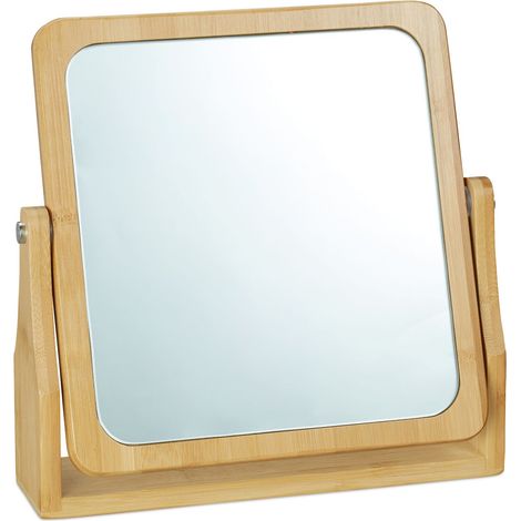 Specchio per il trucco in bambu 883098