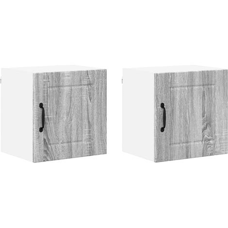Meubles de Rangement,Armoire de cuisine 2 pcs Gris Sonoma 40 x 31 x 40 cm CFW749012 (1/5)