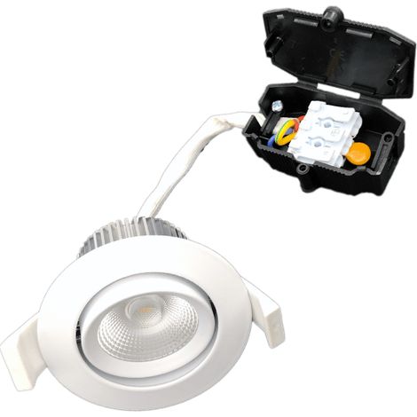 SPOT FOLK BLANC 6W INCLINABLE 3000K ASLED FOL6WBC