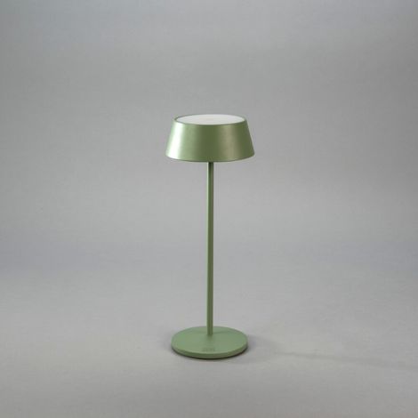 Lampe de table rechargeable Menton vert menthe - 7839-630 (1/3)
