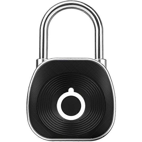Cadenas intelligent à empreinte digitale, serrure biométrique intelligente pour armoire, serrure de porte numérique sans clé, cadenas de bagage rechargeable par USB A (1/5)