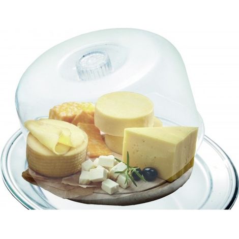Copriformaggio portadolci campana trasparente poker 23 cm