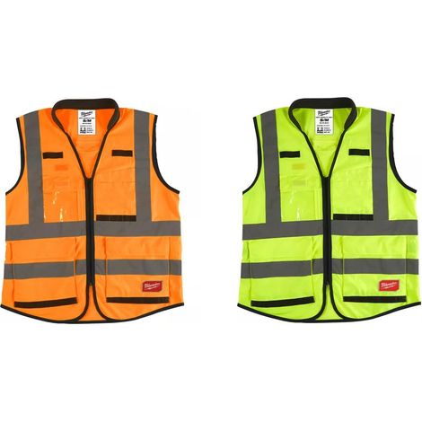 Milwaukee Premium Warnschutzweste gelb Größe L/XL (1/5)