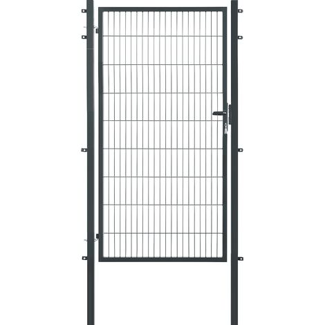 Zaun-Einzeltor comfort plus 1-flg. 1200x1800mm anthrazit
