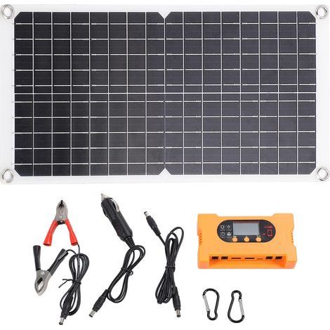 17W, 100A, IP65 wasserdichtes Solarpanel-Set, 18V tragbares Ladegerät für RC-Autos, Bootsschuppen (1/5)
