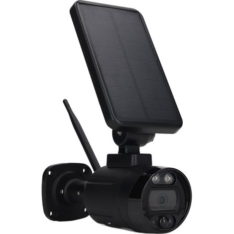 Solarbetriebene Sicherheitskamera mit WLAN, Sprach-Gegensprechfunktion, Bewegungserkennung, Weitwinkel und HD-Auflösung für den Außenbereich (1/5)