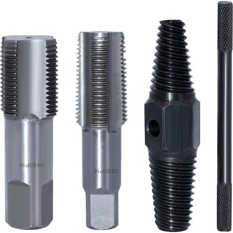 (4 Stück) Rohrabzieher für 1/2"- und 3/4"-Gewinde zur Reparatur von Sanitäranlagen (1/5)