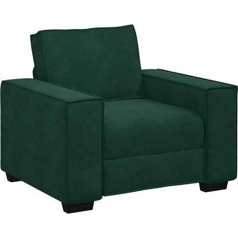 Maison Exclusive - Divano Sedia Verde Scuro 100x78x84 cm Velluto