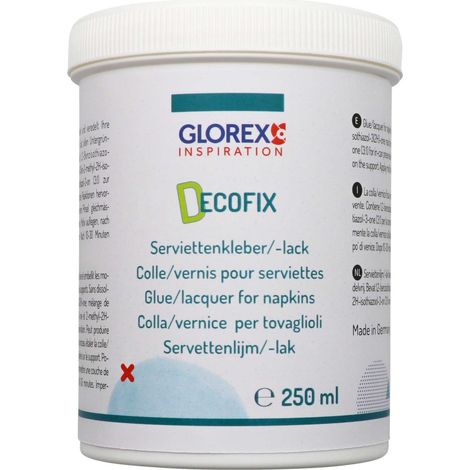 Glorex DecoFix Serviettenkleber 250 ml Bastelkleber
