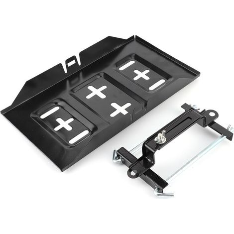 Jeffergarden Support de batterie de rangement, plateau de montage, kit de fixation, accessoire auto 19 cm (1/5)