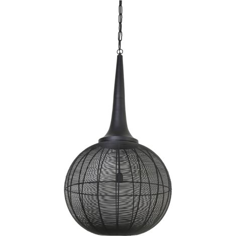 Light & Living - hängeleuchte - Adrienne - schwarz - metall -