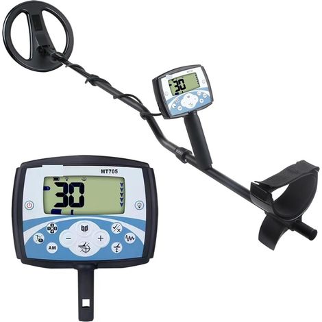 Détecteur de métaux pour adultes MT705 Détecteur de métaux Gold Scanner Profondeur 2,5 m Treasure Hunter Finder Pinpointer Bobine de recherche étanche Étanche professionnelle améliorée de plus grande (1/5)