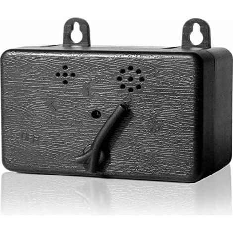Dispositivo antiladridos para perros, dispositivo ultrasónico antiladridos para perros con indicador LED, control seguro de entrenamiento para todos los perros, color negro.
