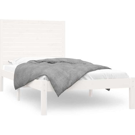 Maison Exclusive - Giroletto Bianco in Legno Massello 90x200 cm (1/5)