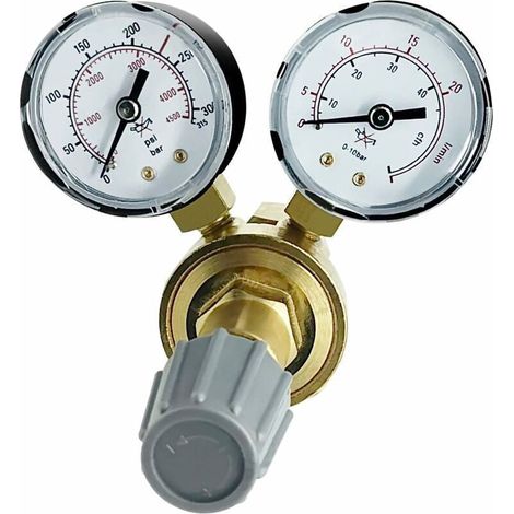 Welding Réducteur de pression universel pour bouteille de gaz de protection Argon CO² Helium W 21,8 x 1/14" (1/4)