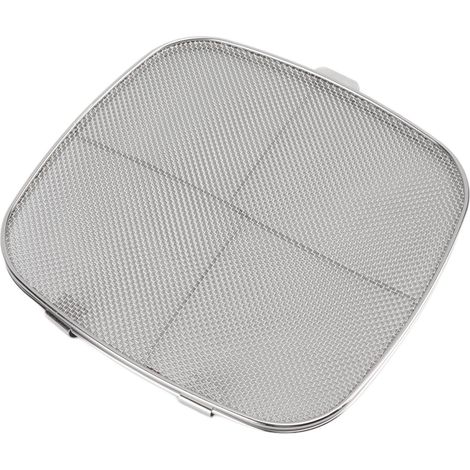 Pare-éclaboussures double en acier inoxydable 304 pour friteuse ovale et barbecue. (1/5)