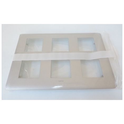 Plaque Alu 2 x 3 x 2 Modules Mosaic LEGRAND 079032
