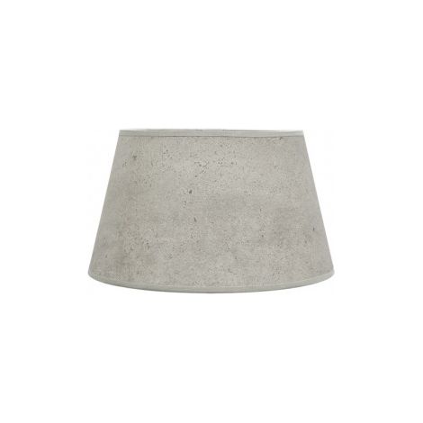 Pantalla salma e27 cemento gris 25dx20dx15h conica