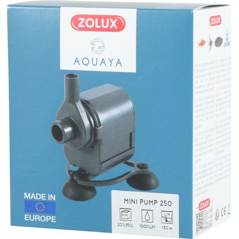 Bomba acuario zolux mini pump 250 1000 L/h 1,50 m (1/4)