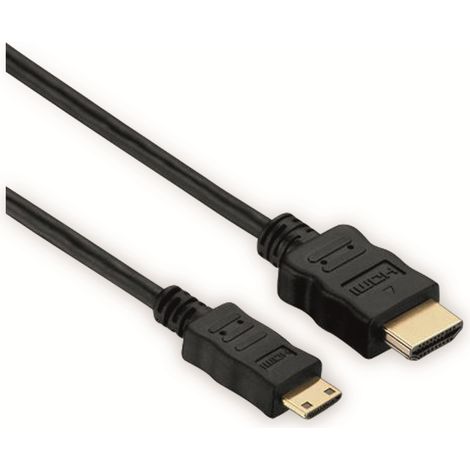 S-IMPULS HDMI/Mini-HDMI Kabel, HIGH SPEED WITH ETHERNET, 1,5 m