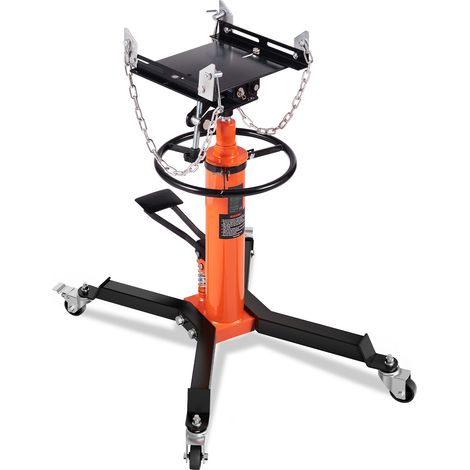 Mophorn Cricio per trasmissione, telescopico idraulico da 1322 LBS, altezza di sollevamento da 32 - 67, pedale a pedale, ruota girevole a 360°, idraulico, per garage/negozio, carrello elevatore (1/5)