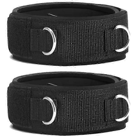 Lot de 2 sangles de cuisse réglables pour le renforcement musculaire et le modelage des hanches (HF) (1/5)