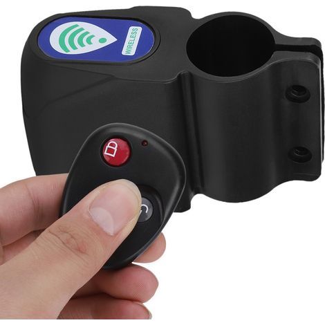 Serrure antivol vélo à alarme sans fil avec télécommande - Sécurité renforcée pour vélos