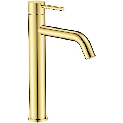 Robinet de lavabo haut Besco VEO I or (1/3)