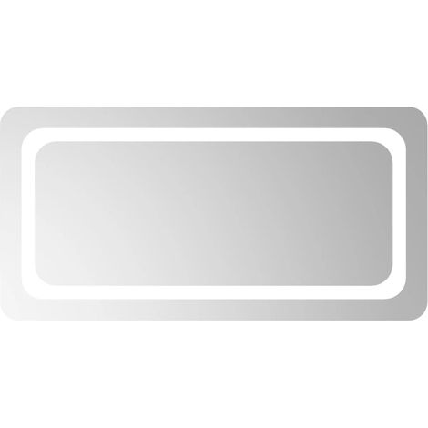 Miroir à LED de salle de bain Miroir Élégant - 80x40 cm -50653 (1/5)