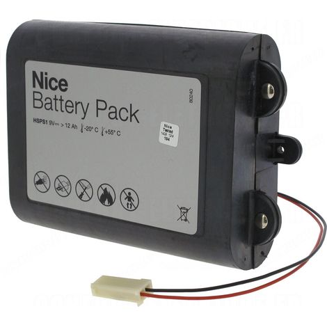 Pacco Batteria Battery Pack 9V 12AH Per Centrale Sirena Silentron NICE HSPS1