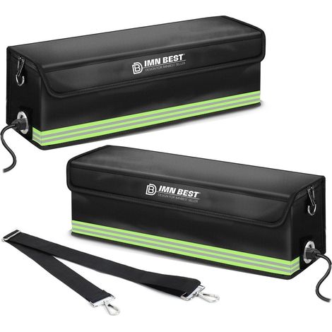 2er-Pack E-Bike Akku Tasche feuerfest, wasserdicht, Lipo Safe Bag mit Ladeloch (1/5)