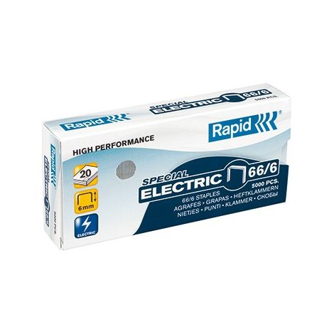 Rapid-Klammern strong 66/6 elektrisch verzinkt -Box von 5000-. (1/2)
