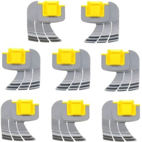 Cepillo de limpieza ciclónico de repuesto para limpiafondos MX8 Elite, MX6 Elite y Maxx R0714400 para Zodiac Polaris MX8 Elite, MX6 Elite y Maxx R0714400 (paquete de 8) (1/5)