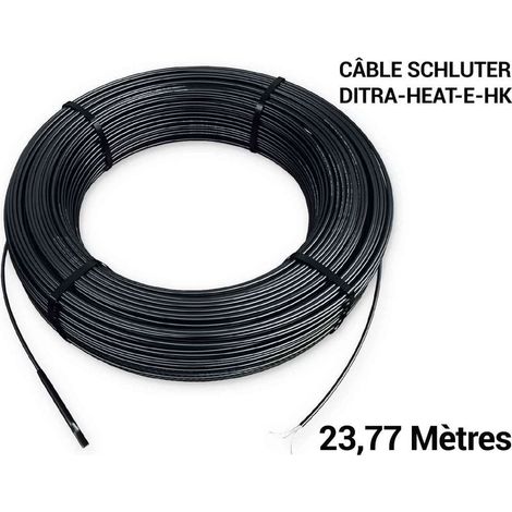 Câble de chauffage 12.5 W/M DITRA HEAT E HK SCHLUTER 23.77 mètres