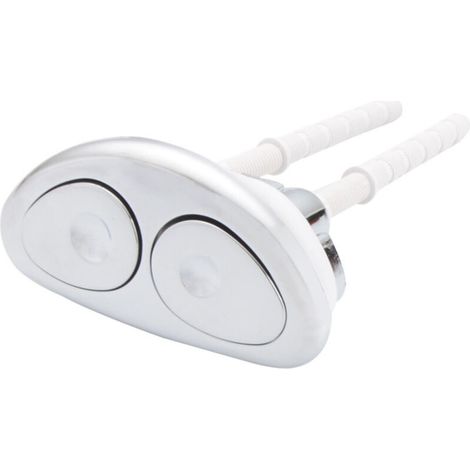 Toilette de la Salle de Bain Bouton Double de Commande Ovale Triangle carré Toilette Toilette de Chasse de Toilette Toilettes de Toilette Terrain d'eau Appuyez sur Le Bouton Flush (1/4)