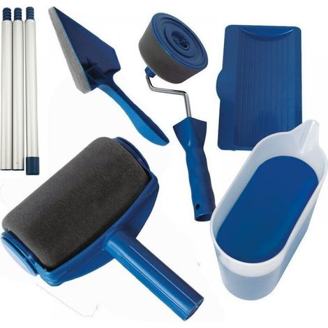 Rouleau à peinture sans couture Paint Roller Set pour la peinture de murs, portes, planchers, plafonds, Toit ou autre grande surface (1/5)