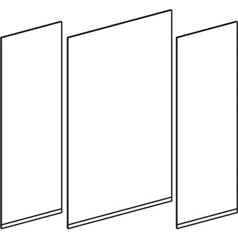 Geberit 595201000 Ensemble de portes pour Option Plus (3 pcs)