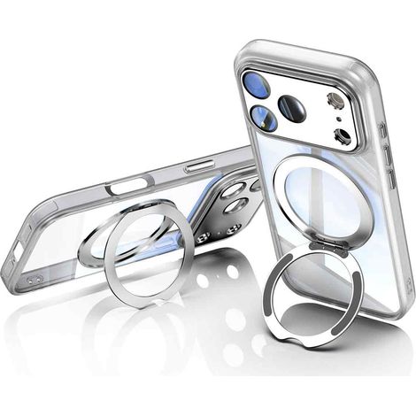 Coque MagSafe - Compatible iPhone 17 Pro Max - Protection Antichoc - Blanc - 1 Pièce (1/5)
