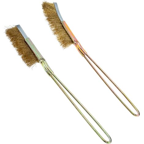 2pièces Fil de Cuivre pour Barbecue Nettoyant pour Produits de Nettoyage pour Barbecue Brosse pour Poils Gratte-fils Pratique (1/5)