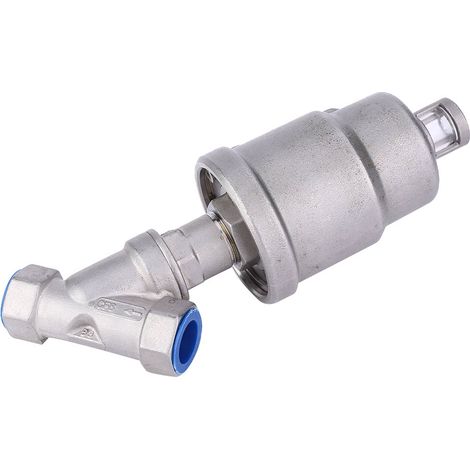 Schrägsitzventil, pneumatisch betätigt, Innengewinde, Edelstahl, pneumatisches Dampfventil 1/2 Zoll DN15 (1/5)