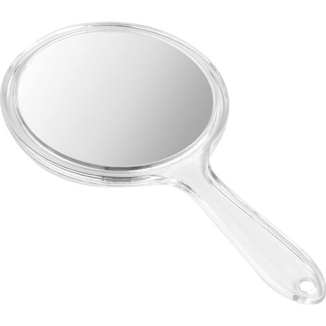 Miroir de maquillage - Miroir de poche - Miroir de voyage - Miroir de coiffure - Grossissement x3 double face - Léger et portable (130 g seulement) - Convient à un usage professionnel (1/5)