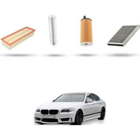 Kit tagliando 4 filtri compatibile con Bmw serie 5 (F10, F11, F18) 518d 110kw dal 2014 (1/5)