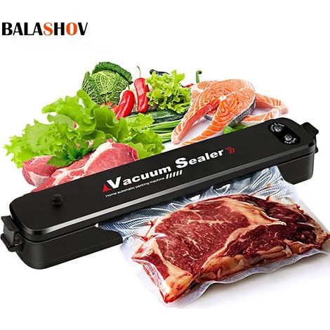 Machine à sceller sous vide avec prise UE, emballage sous vide de cuisine, petits bancs, cadeau gratuit, sacs économiseurs, 10 pièces (1/5)