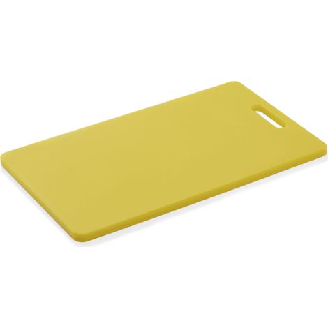 Planche à découper HACCP en Polyéthylène jaune L 400 mm l 250 mm H 12 mm - Was Germany