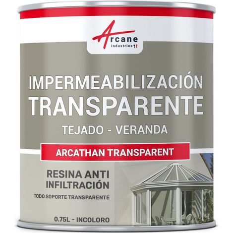 Membrana líquida impermeabilizante transparente: para tejados y verandas - ARCATHAN TRANSPARENT