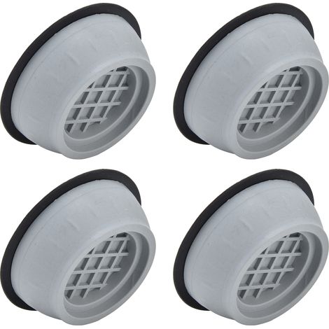 Pieds amortisseurs pour lave-linge universels, cales antidérapantes anti-vibrations, surélévateurs anti-humidité pour réfrigérateur, lot de 4, diamètre 8 cm (1/5)